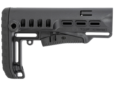 NcStar Collapsible Stock w/ Metal QD Bases, Mil-Spec Tube, Black