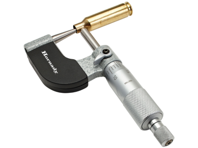 Hornady Vernier Ball Micrometer Silver Stainless Steel