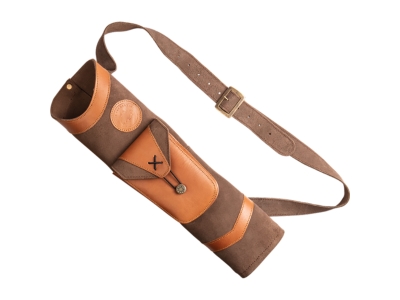 Fred Bear Super Light Back Quiver, Brown