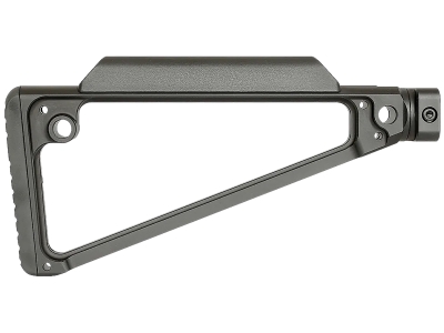 Midwest Triangular Fixed Stock, Hard Coat Anodized Aluminum