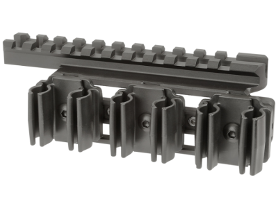 Midwest Optic Rail Shell Holder, Black
