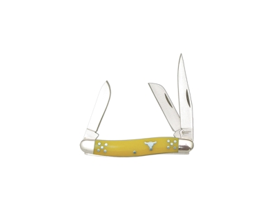 ABKT Cattleman Stockman Cattle Knives, Yellow