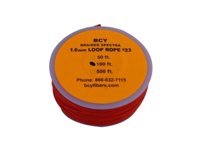BCY 23 D-Loop Material Neon Orange 100 ft.