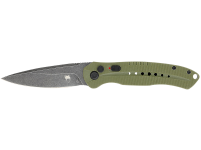 CobraTec 3.5" Folding D2 Blade OD Green G10 Handle Knife