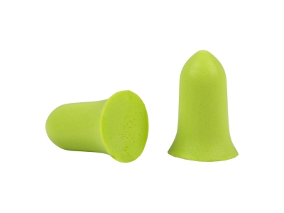 ULTRX Tapered Foam Ear Plugs, 25-Pairs / Jar, Lime