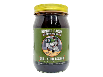 Grill Your Ass Off Bunker Bacon Bourbon BBQ Sauce