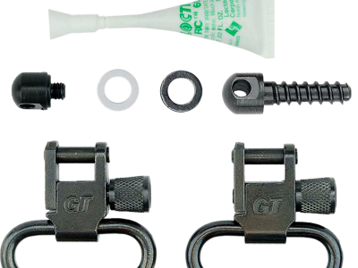 GrovTec Locking Swivel Set, Black
