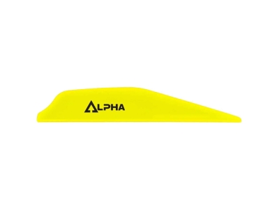 Bohning Alpha Vanes Neon Yellow 100 pk.