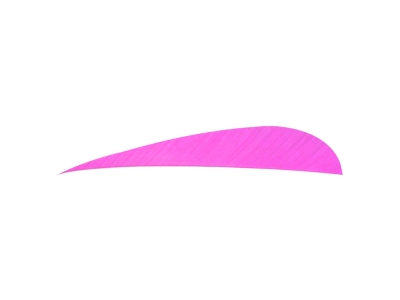 Trueflight Parabolic Feathers, Pink, 100