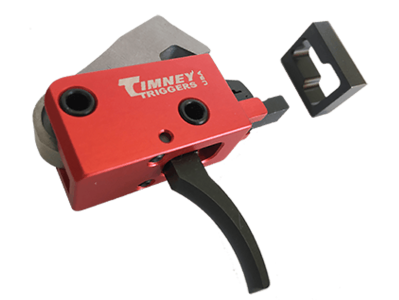 Timney Triggers AR PCC Trigger, Black/Red