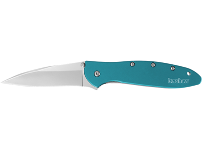 Kershaw 3" 14C28N Drop Point Blade Teal Aluminum Handle