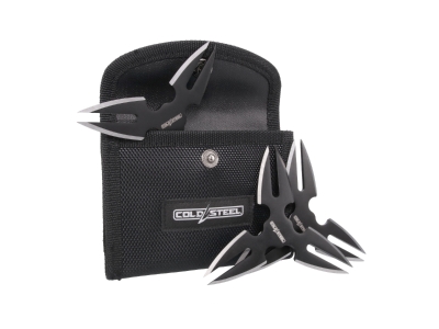 Cold Steel Throwing Stars - 3 Pack With Pouch