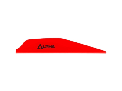 Bohning Alpha Vanes Neon Red 100 pk.