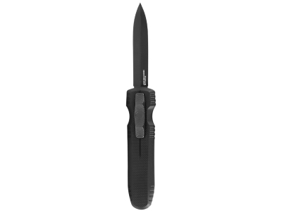 SOG Pentagon Automatic OTF Knife, 3.79", Blackout, Ambidextrous