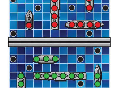 Birchwood  Pregame Battle at Sea 12" x 18", 100