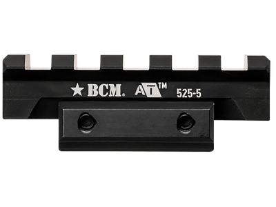 BCM A/T Optic Riser 525-5 Black Anodized 5 Slots