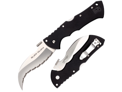 Cold Steel Black Talon II - Serrated Edge (S35VN), Ambidextrous, Manual