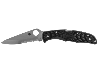 Spyderco 3.75" VG-10 Blade Black FRN Handle Folding Knife