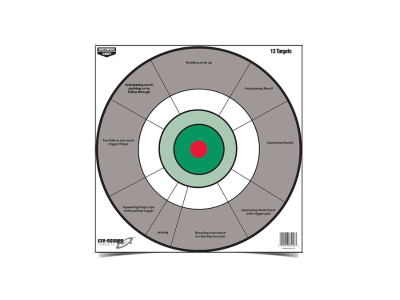 Birchwood  EZE-Scorer 12" Bullseye Paper Hanging Gray/White, 13