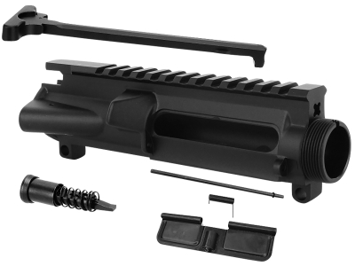 TacFire Stripped Upper Receiver, Black Anodized, 5.56x45mm NATO
