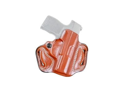 Desantis Gunhide Speed Scabbard OWB Leather Belt Slide, Tan, Right