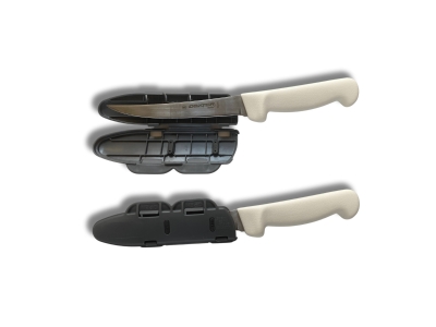 Blade Guard Secure Knife Blade Edge Protection Cover Sheath, Grey