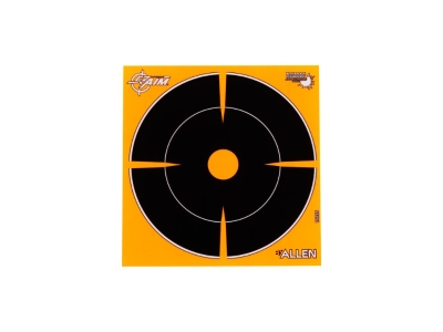 Allen EZ Aim Adhesive Splash Reactive Paper Shooting Targets, 12 Count