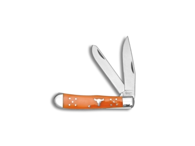 ABKT Cattleman Trapper Cattle Knives, Orange
