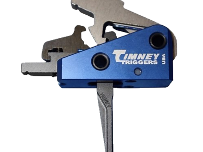 Timney Triggers AR Targa 2-Stage Trigger, Black/Blue