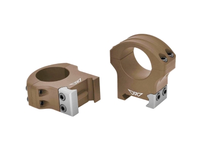 Warne Hyperlite Scope Rings, Dark Earth
