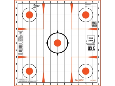 Allen EZ Aim Paper Shooting Targets, 100 Count