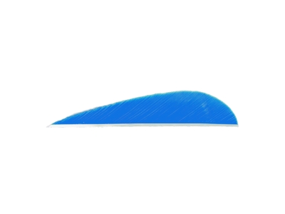 Trueflight Parabolic Feathers, Blue, 100