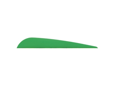 Bohning Bronco Vanes Neon Green 4 in. 100 pk.