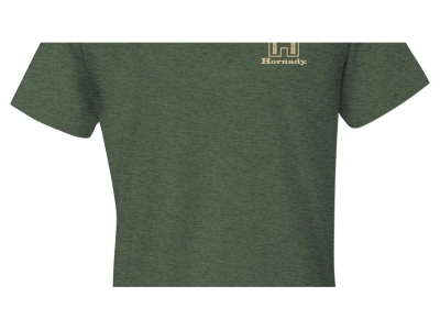 Hornady Logo Stamp T-Shirt, Medium, Military Green