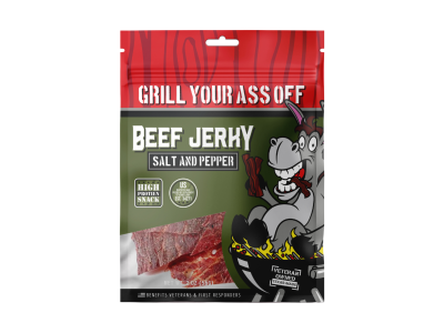 Grill Your Ass Off Salt & Pepper Beef Jerky