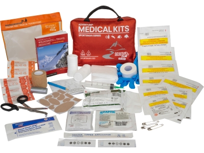 Adventure Medical Sportsman 300 Medical Kit, Red