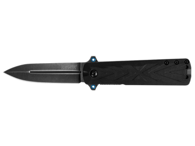 Kershaw 3" 8Cr13MoV Spear Point Blade Black Nylon Handle