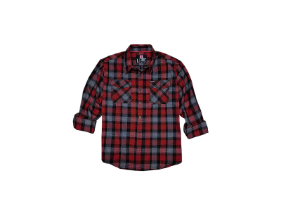 Hornady Flannel Shirt, Extra Large, Black/Red