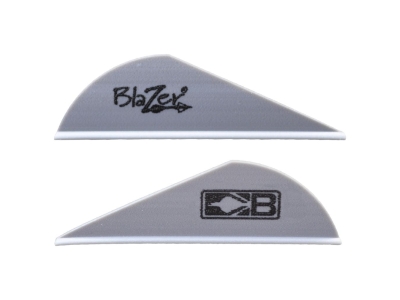 Bohning Blazer Vanes Silver 100 pk.