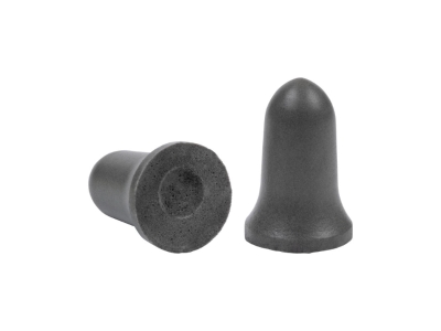 ULTRX Tapered Foam Ear Plugs, 25-Pairs / Jar, Gray