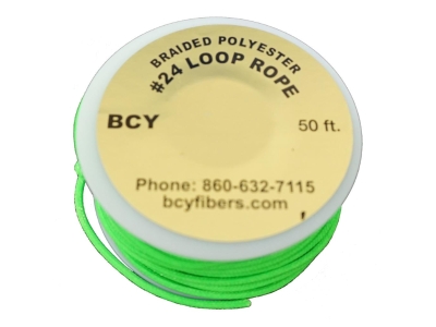 BCY 24 D-Loop Material Neon Green 50 ft.