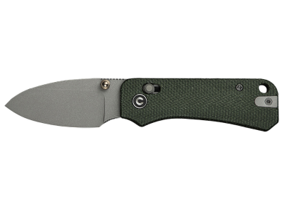 Civivi 2.34" Folding Drop Point Knife Green Micarta Nitro-V Blade