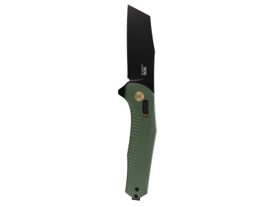 SOG Diverge Xr Sheepsfoot - Forest Green + Black, Ambidextrous, Manual