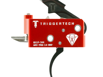 TriggerTech AR Diamond Trigger, Black/Red