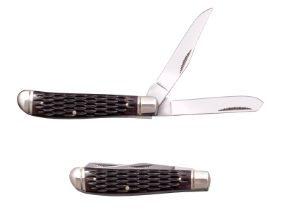 Cold Steel Mini Trapper Jigged Bone, Brown