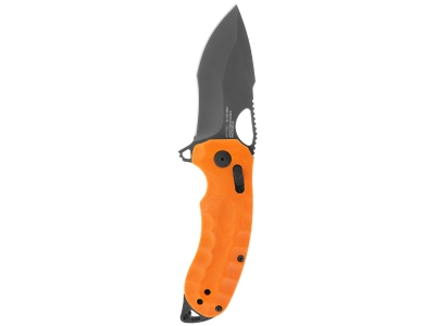 SOG Kiku XR LTE - Blaze Orange G10 + Carbon, Ambidextrous, Manual