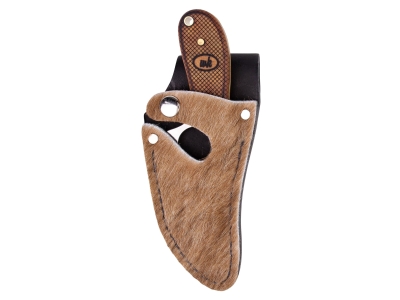 Whiteknuckler Convertible C7 - Checkered Fade 154CM, Brindle, Fixed Blade