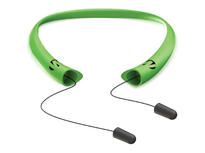 Walkers Retractable Ear Plug Band - Hi Viz Green