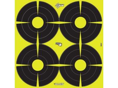 Allen EZ Aim Splash Reactive Paper Shooting Targets, 12 Count