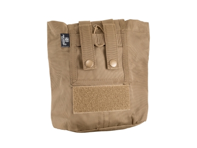Air Raid Foldable Tan Dump Pouch MOLLE Gear Pouch, One Size Fits Most